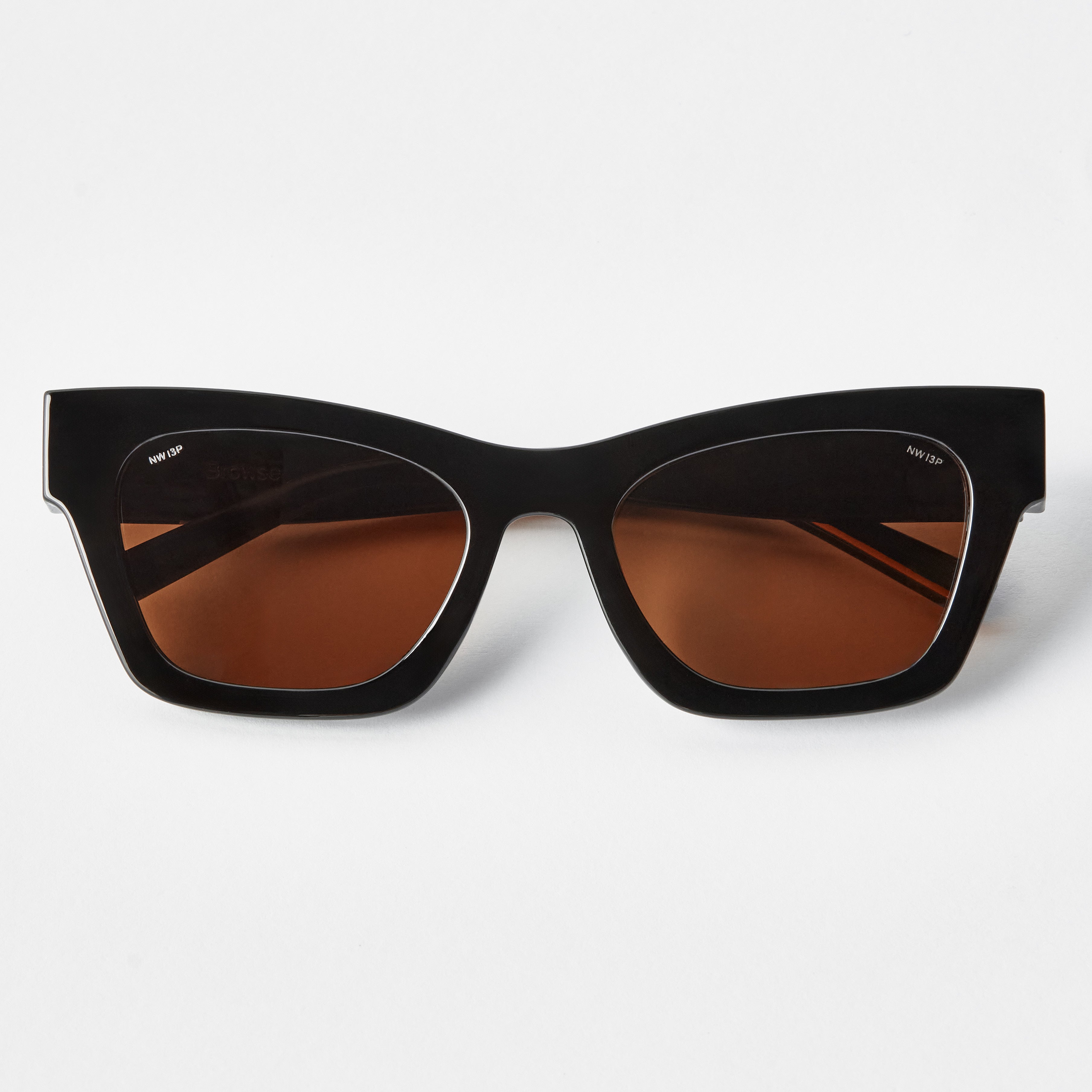 Browse Black Frame / Brown Lens Polarised Safety Glasses