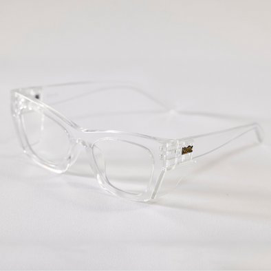 Browse Clear Frame / Clear Lens Safety Glasses