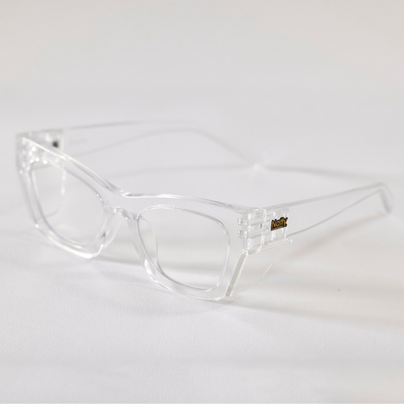 Browse Clear Frame / Clear Lens Safety Glasses