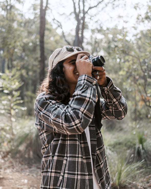 Gray Flannel Shirt/Jacket - Men's