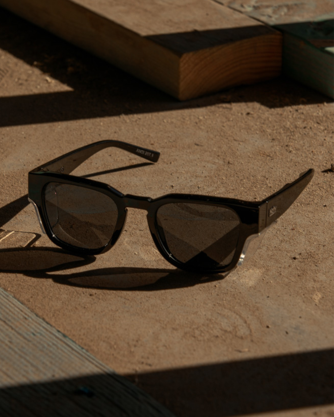 Franks Black Polarised Safety Glasses