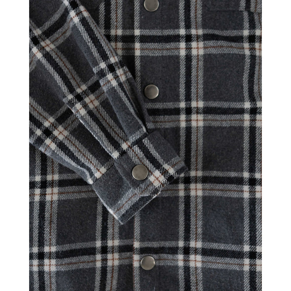 WAREHOUSE SALE: Gray Flannel Shirt/Jacket - Women's