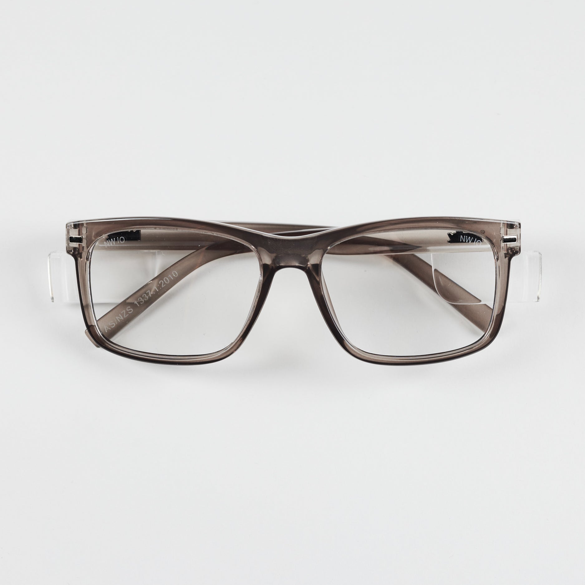 Kenneth Steel / Clear Lens Safety Glasses
