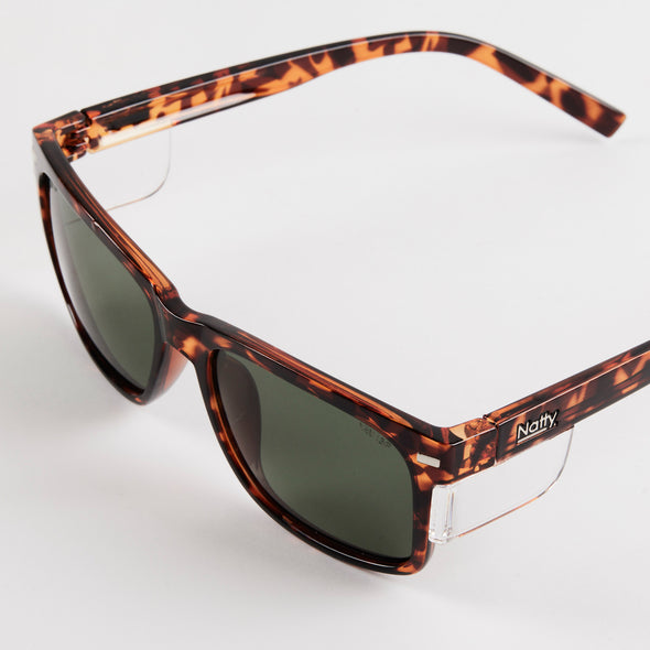 Kenneth Tortoise Tinted Safety Glasses