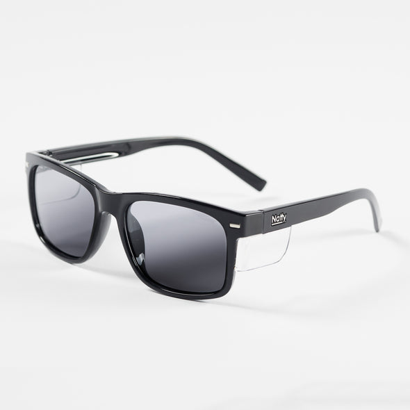 Kenneth Black Photochromic Safety Glasses