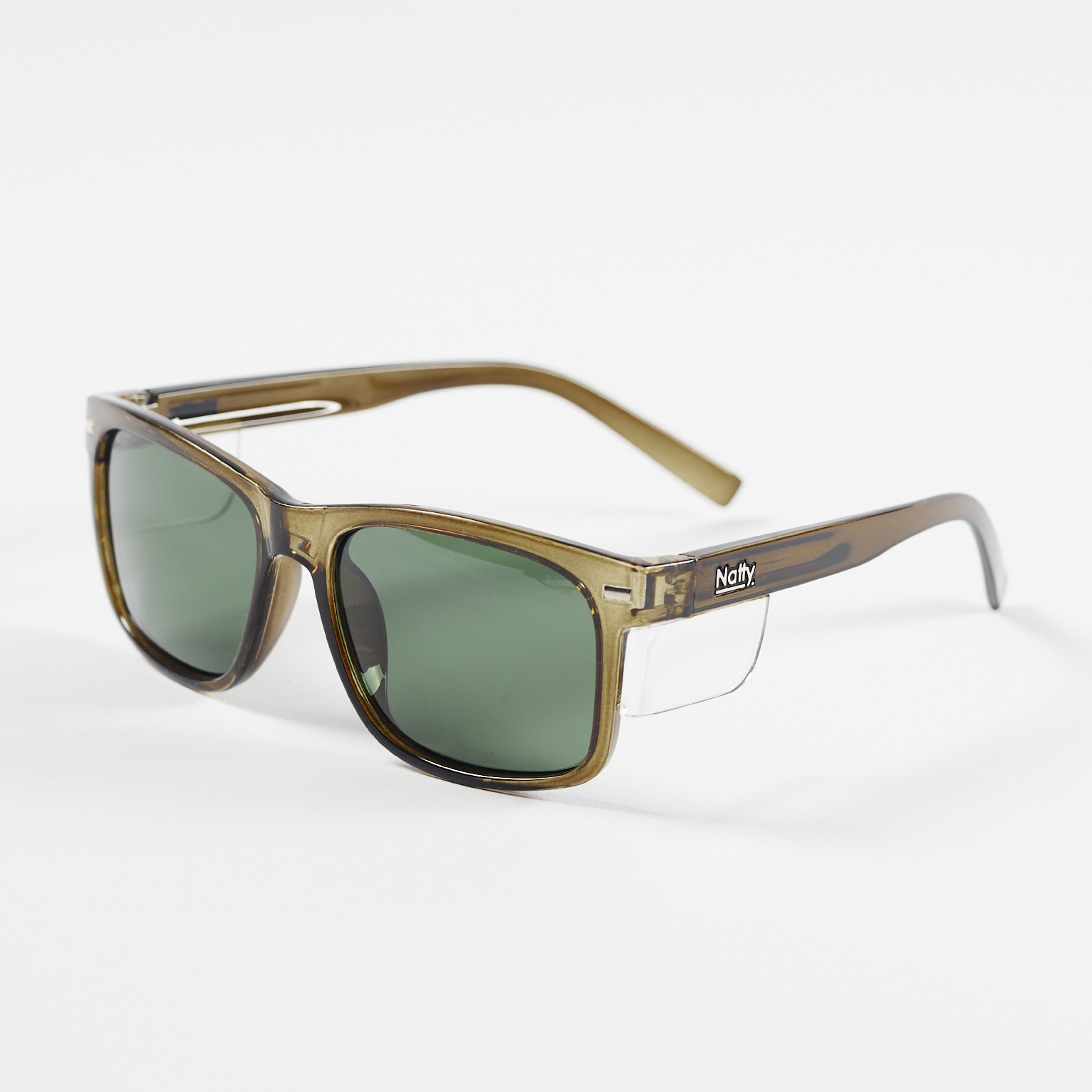 Kenneth Olive Frame Prescription Safety Glasses