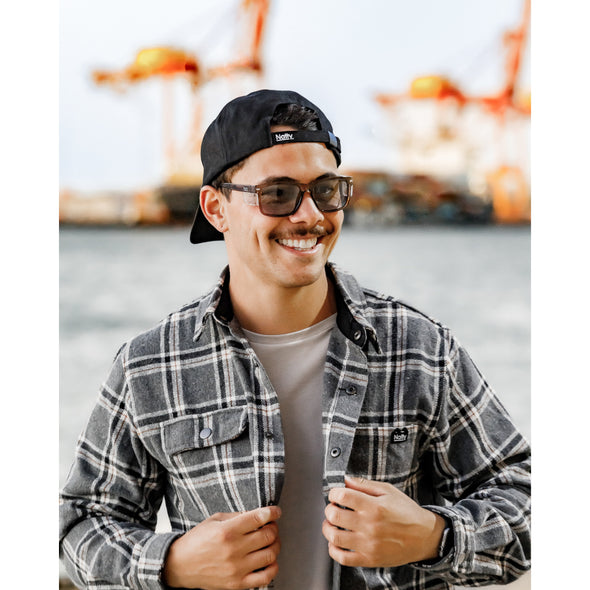 Kenneth Black Photochromic Safety Glasses