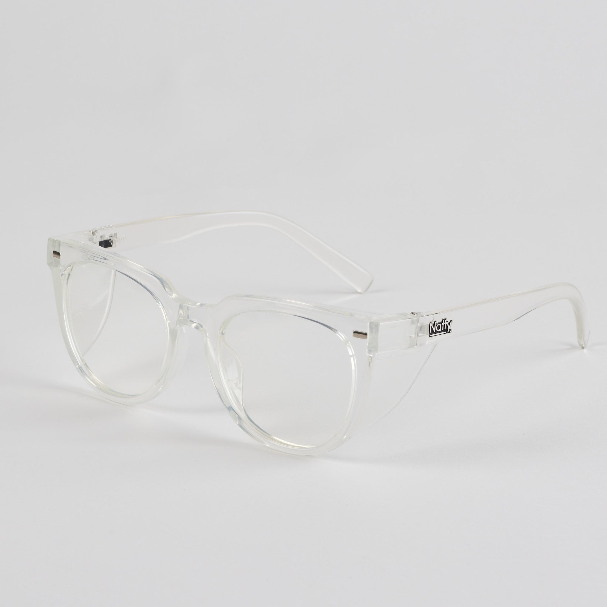 Roys Clear Frame / Clear Lens Safety Glasses