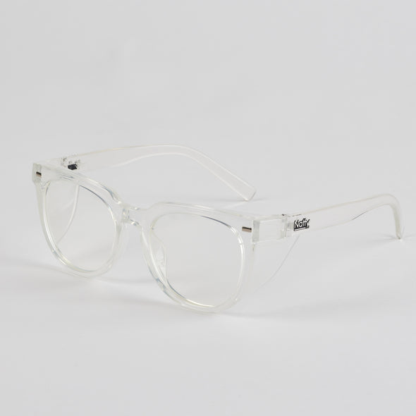 Roys Clear Frame / Clear Lens Safety Glasses