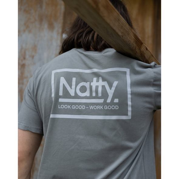 WAREHOUSE SALE: Work Good Tee - Men's Grey